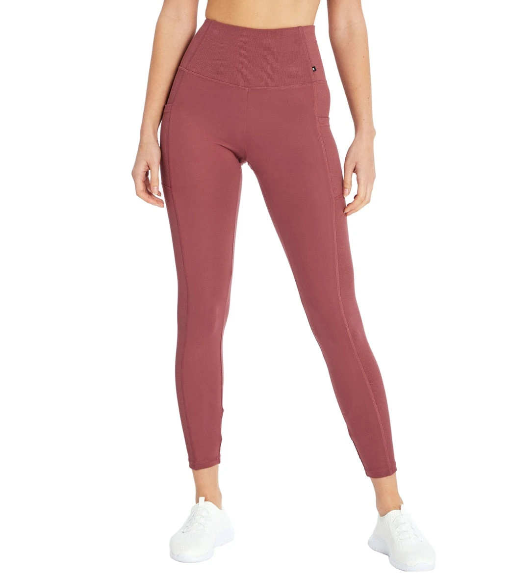 7269164023851-crushedberry-1a.webp Ivanna Ribbed Yoga Leggings - Image 1