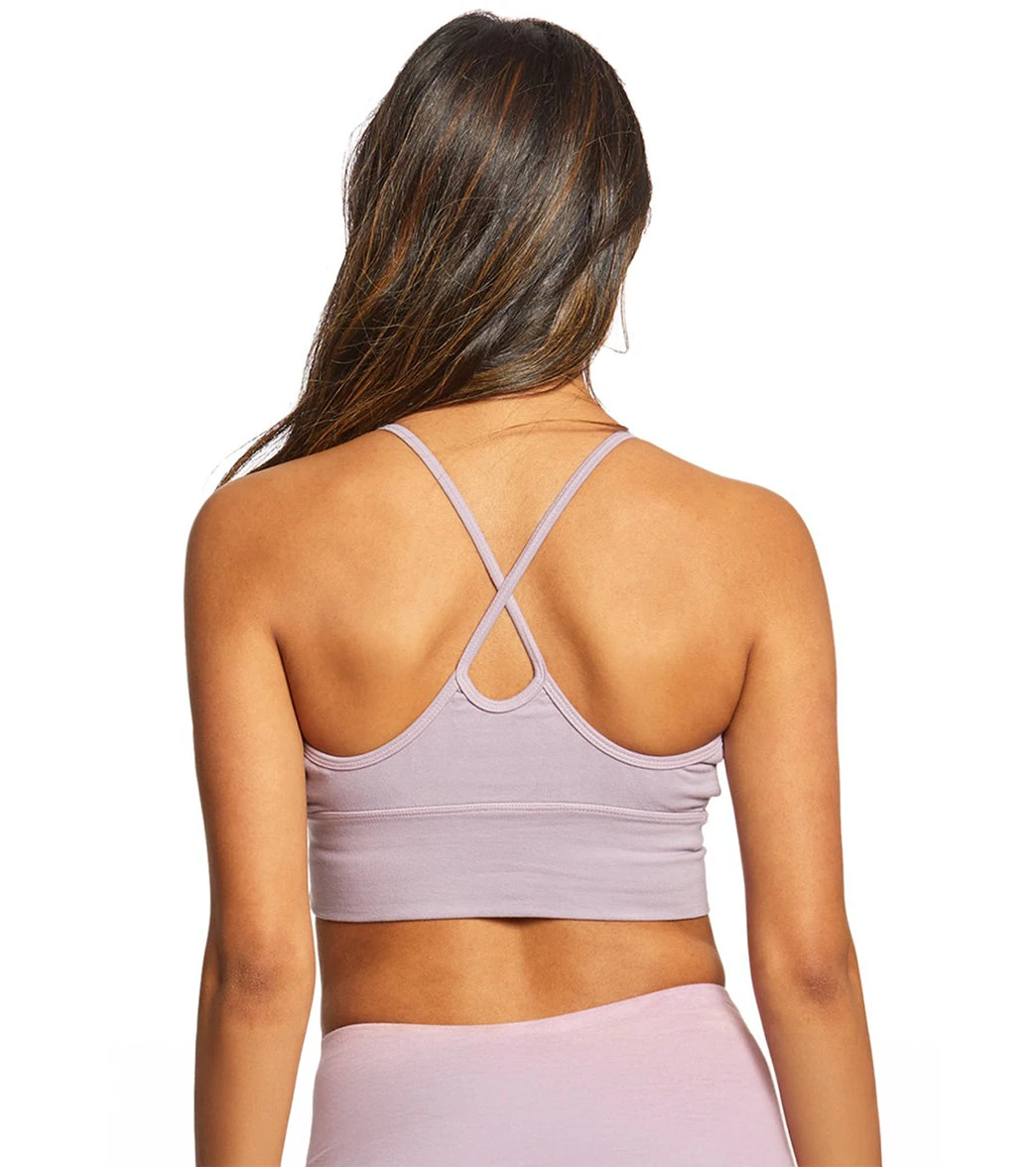 7269375672363-lavendermoon-1a.webp X Side Middy Yoga Sports Bra - Image 1