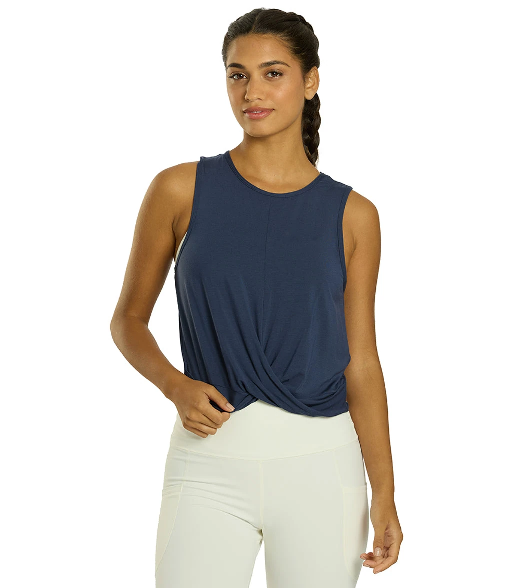 7269384192043-midnightblue-1a.webp Twisted Layering Crop Tank - Image 1
