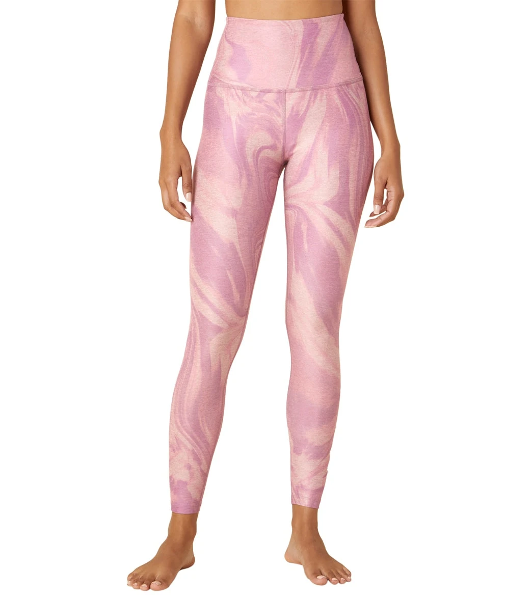 7269399593003-chaiirismelt-1a.webp Spacedye Printed Caught In The Midi Yoga Leggings - Image 1
