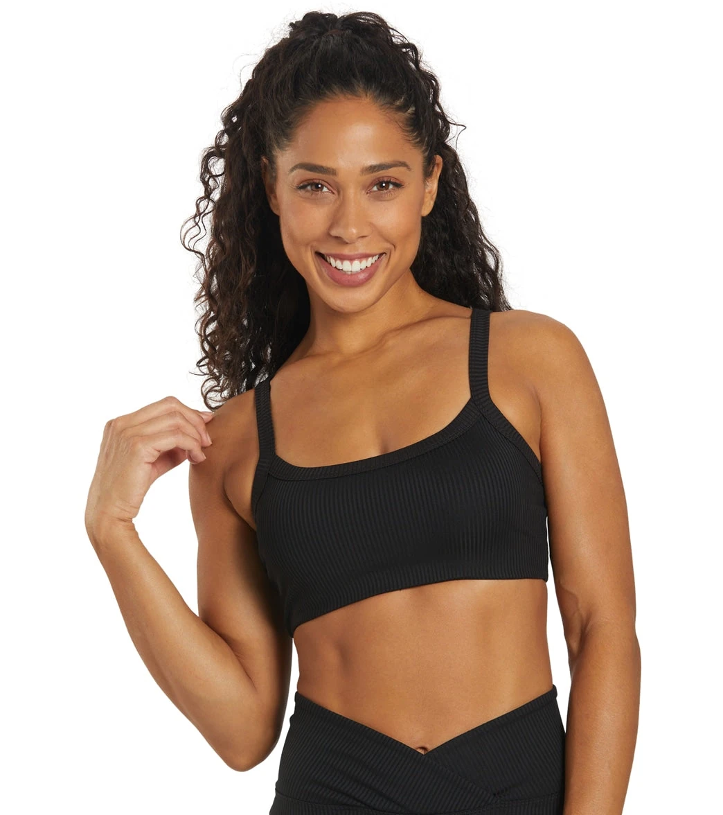 7269642633259-black-1a.webp Ribbed Bralette 2.0 - Image 1