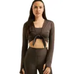 Tie Front Long Sleeve