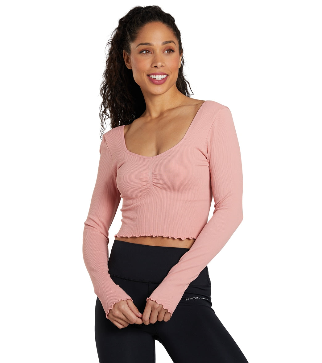 7269658918955-rose-1a.jpg Sweetheart Seamless Long Sleeve - Image 1