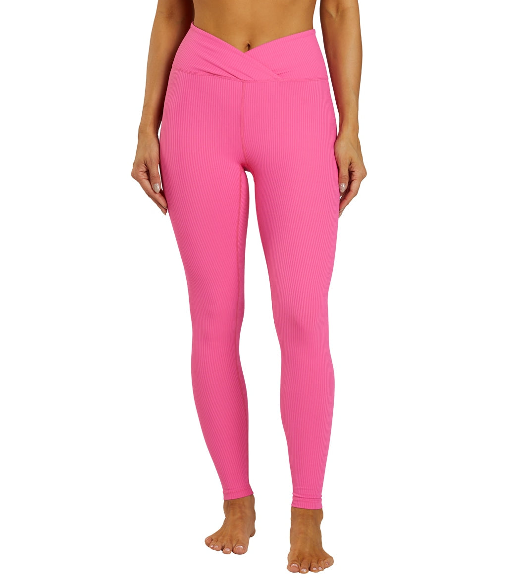 7269683003435-hotpink-1a.jpg Ribbed Veronica Legging - Image 1