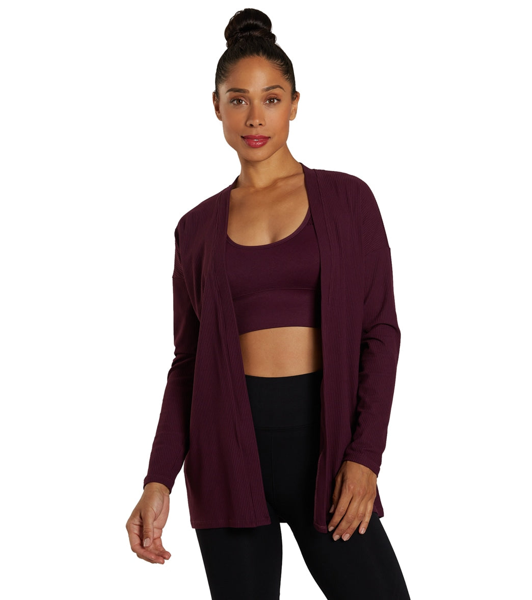 7269683888171-potentpurple-1a.jpg Zobha Comfort Cardigan - Image 1