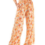 Lotus and Luna San Clemente Wide Leg Drawstring Pants
