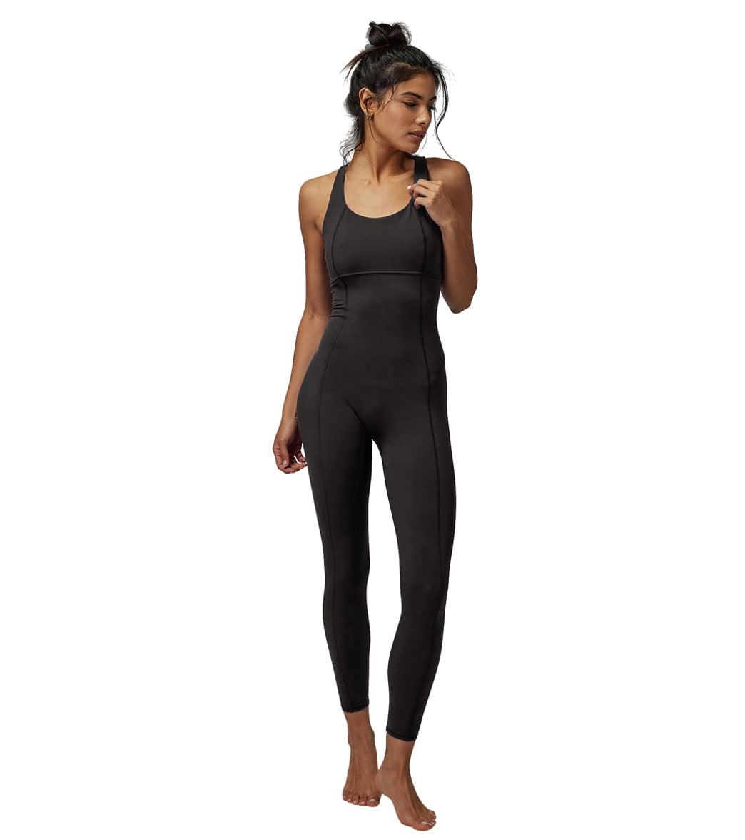 7269691424811-black-1a.jpg Flaunt Dream Tech Eco Jersey 7/8 Bodysuit - Image 1