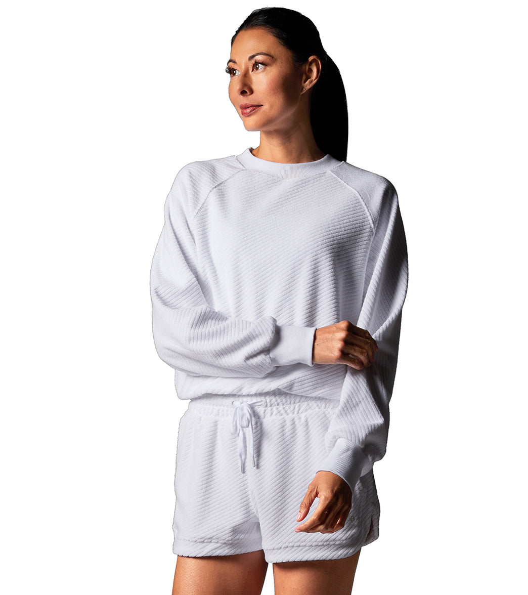 7269707546667-white-1a.jpg Ease Crew Terry Sweatshirt - Image 1