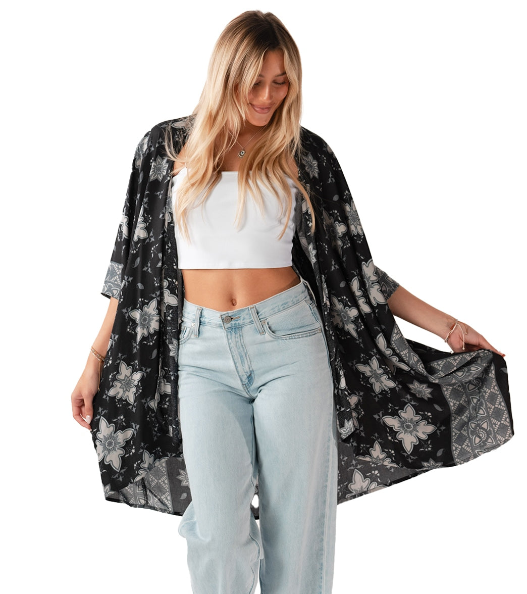 7269712920619-blackgrey-1a.jpg Lotus and Luna Kimono - Image 1