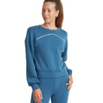 Thrive Societe Piped Blouson Pullover