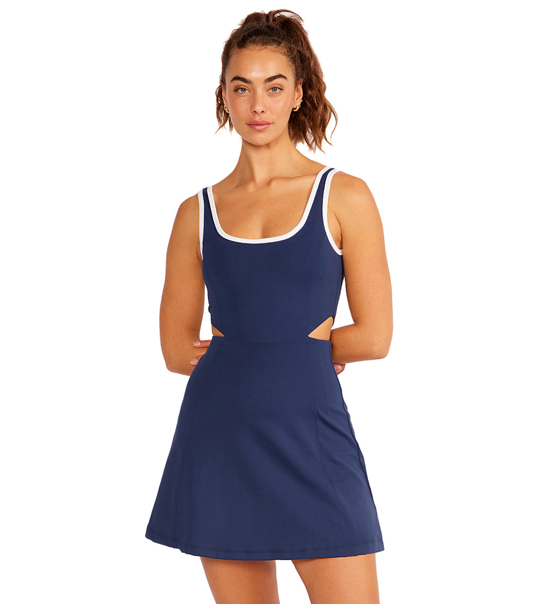 7269725405227-navy-1a.jpg Cream Yoga Hunter Dress - Image 1