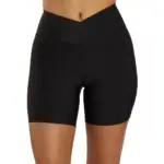 V-Waist Biker Shorts