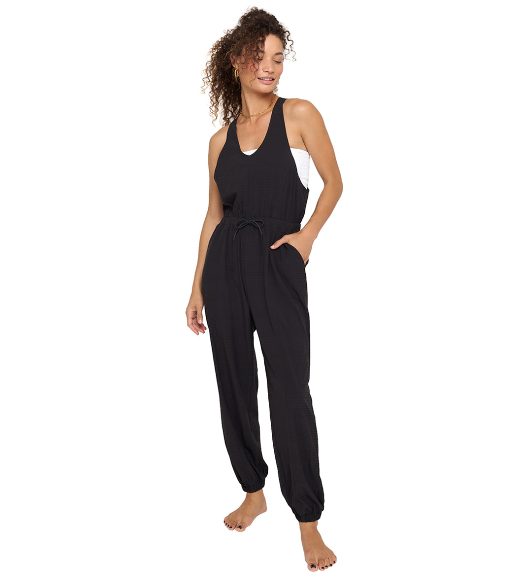 7269729992747-black-1a.jpg Emmy Woven Jumpsuit - Image 1