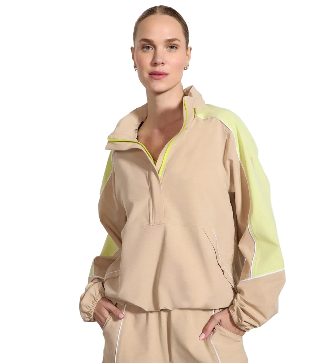 7269734645803-irishcream-1a.webp MPG Sport Rove Packable Anorak With Stowaway Hood - Image 1