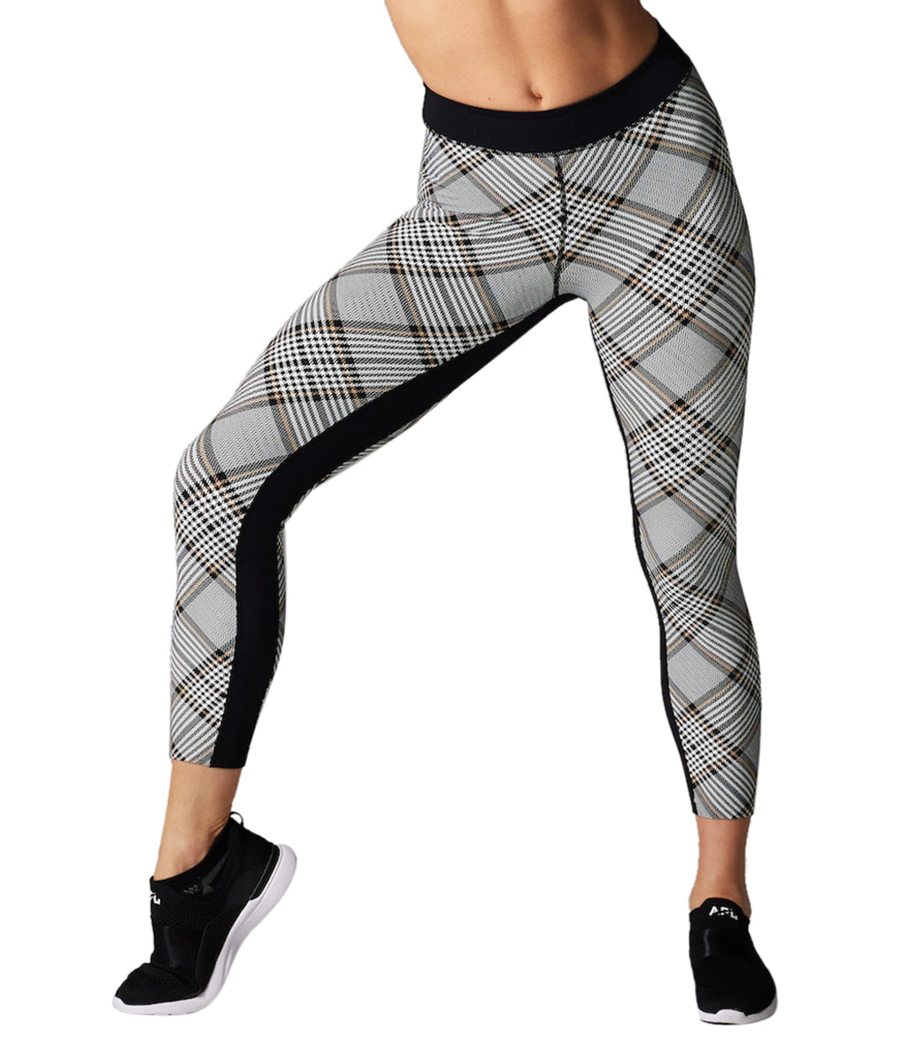 7270584025131-plaid-1a.jpg Mid Rise 7/8 Tight - Image 1