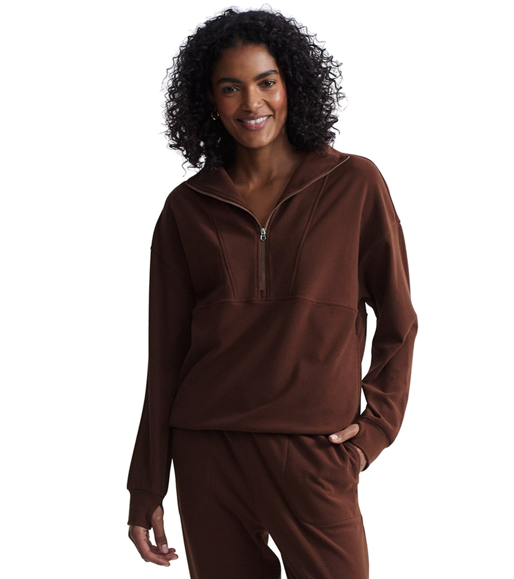 7271247446059-darkwalnut-1a.jpg Timberley Half Zip Midlayer - Image 1