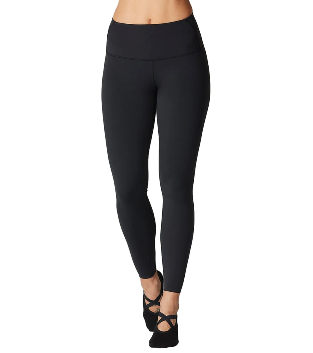 7308112822315-ebony-1a.webp High Waisted 7/8 Yoga Leggings - Image 1