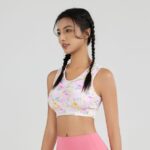 New Fashion UTPALA Multicolor V-Neck Workout Bra High Support | Yoga | Gym - B23P0001