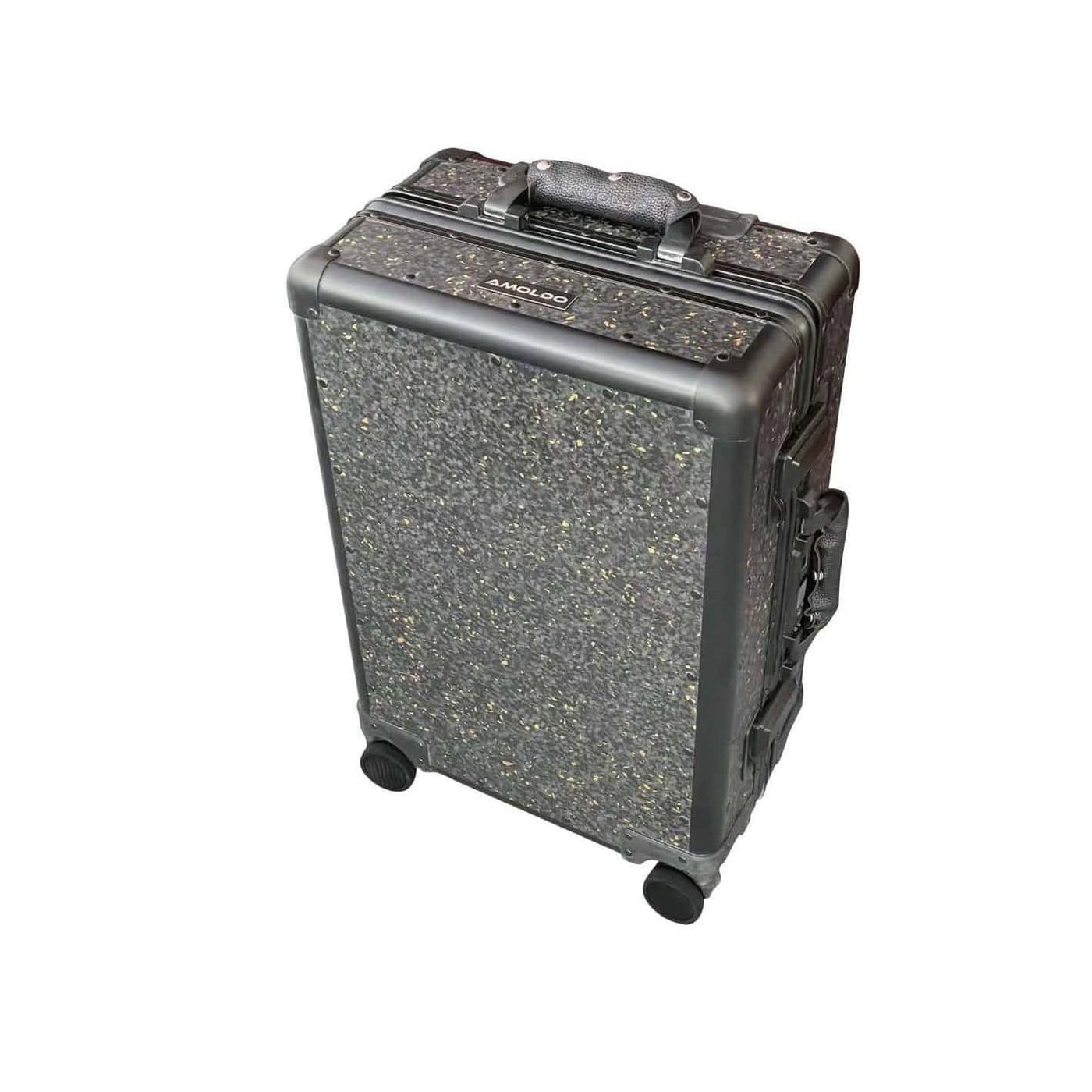 Forged carbon smart-lock suitcase